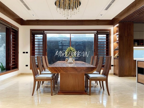 Bàn ăn - BA9 Ghế ăn gỗ tự nhiên Óc 