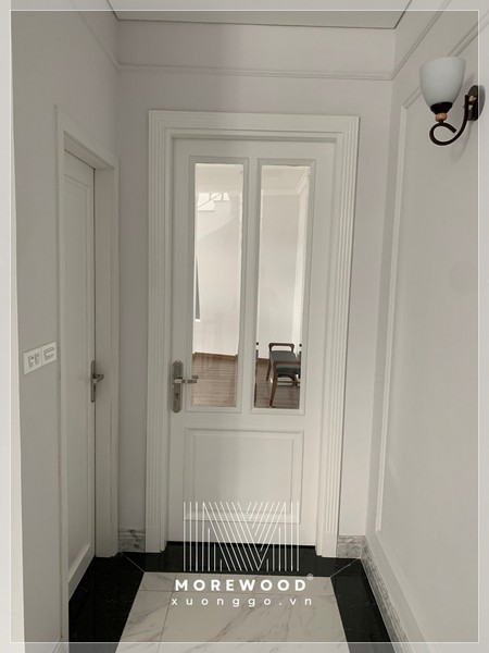 CỬA GỖ CHO HÒNG NGỦ SƠN BỆT- CG26